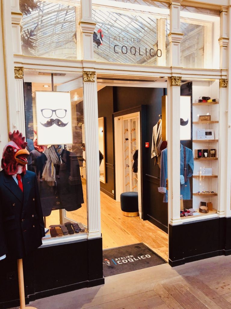 Boutique De Costumes Et Chemises Sur Mesure Nantes Passage Pommeraye Atelier Coqlico