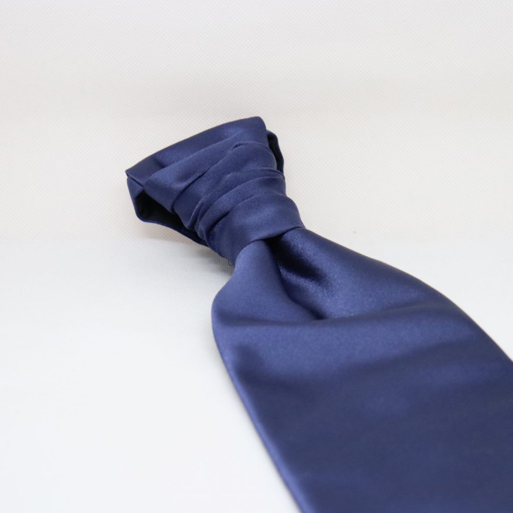 Cravatone Bleu Satin